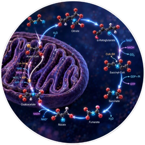 Metabolic Flux Illustration